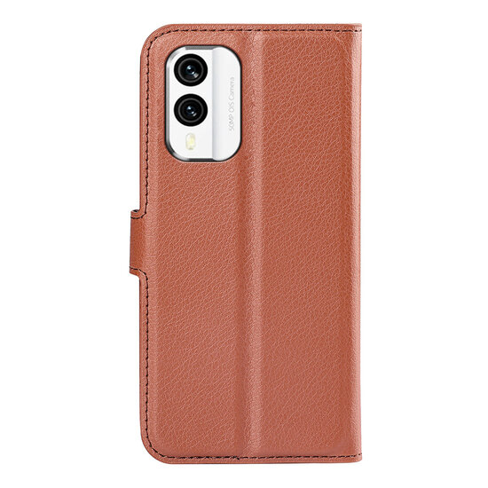 Nokia X30 Hoesje - MobyDefend Kunstleren Wallet Book Case (Sluiting Voorkant) - Bruin