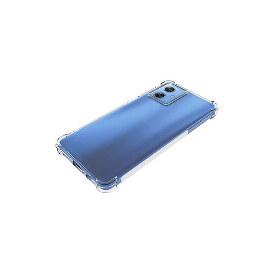 Motorola Moto G54 Hoesje - MobyDefend Transparante Shockproof TPU Backcover - Verstevigde Hoeken - Volledig Doorzichtig