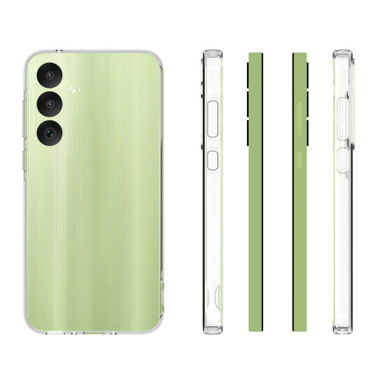 Samsung Galaxy A35 Hoesje - MobyDefend Transparante TPU Backcover - Volledig Doorzichtig