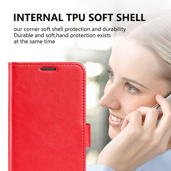 OnePlus Nord 2T Hoesje - MobyDefend Wallet Book Case (Sluiting Achterkant) - Zwart