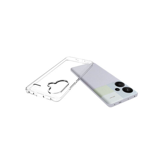 Xiaomi Redmi Note 13 Pro Plus Hoesje - MobyDefend Transparante TPU Backcover - Volledig Doorzichtig