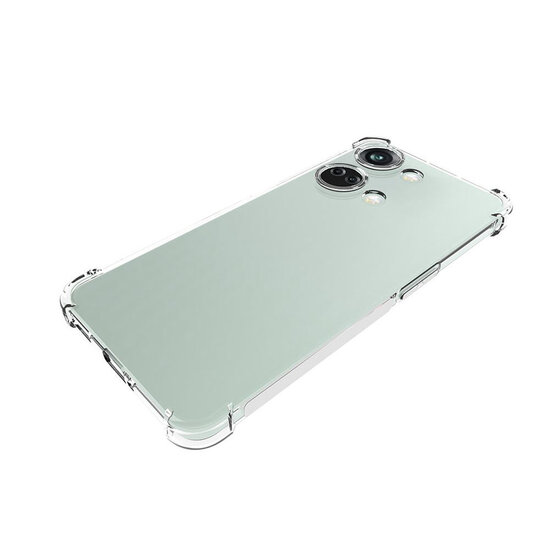 OnePlus Nord 3 Hoesje - MobyDefend Transparante Shockproof TPU Backcover - Verstevigde Hoeken - Volledig Doorzichtig