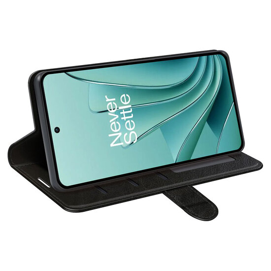 OnePlus Nord 3 Hoesje - MobyDefend Wallet Book Case (Sluiting Achterkant) - Zwart