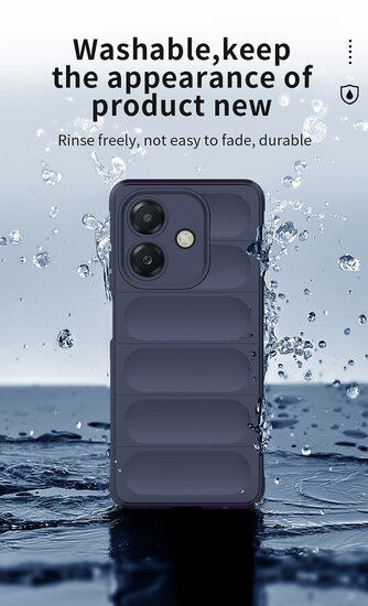 Oppo A60 5G  / Oppo A40 / Oppo A40m Hoesje - MobyDefend TPU Gripcase - Paars