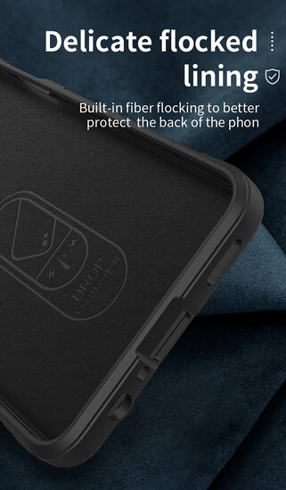 Oppo A60 5G  / Oppo A40 / Oppo A40m Hoesje - MobyDefend TPU Gripcase - Paars