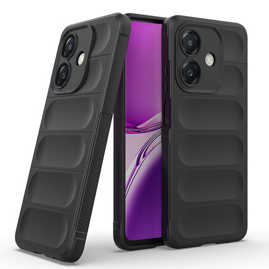 Oppo A60 5G  / Oppo A40 / Oppo A40m Hoesje - MobyDefend TPU Gripcase - Paars