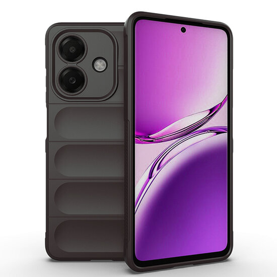 Oppo A60 5G  / Oppo A40 / Oppo A40m Hoesje - MobyDefend TPU Gripcase - Zwart