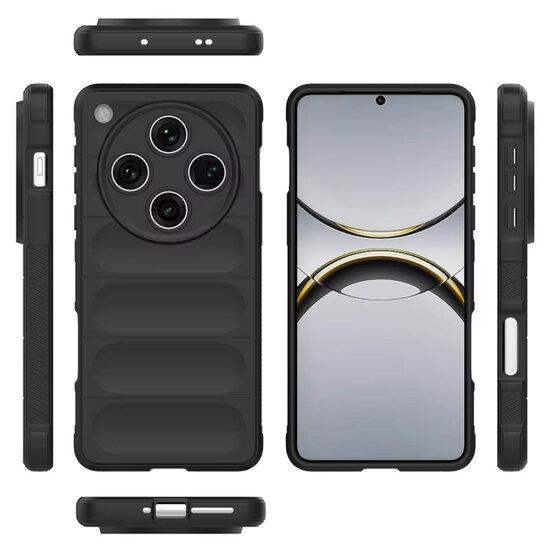 Oppo Find X8 Pro Hoesje - MobyDefend TPU Gripcase - Paars