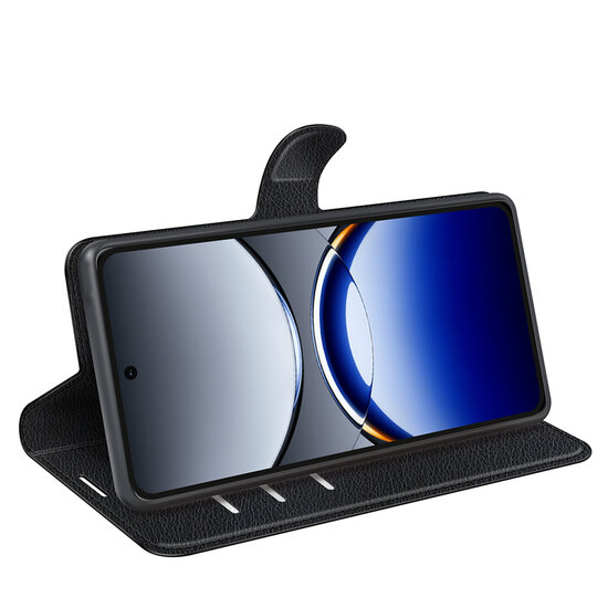 Oppo Find X8 Pro Hoesje - MobyDefend Kunstleren Wallet Book Case (Sluiting Voorkant) - Zwart