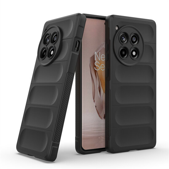 OnePlus 12R Hoesje - MobyDefend TPU Gripcase - Groen