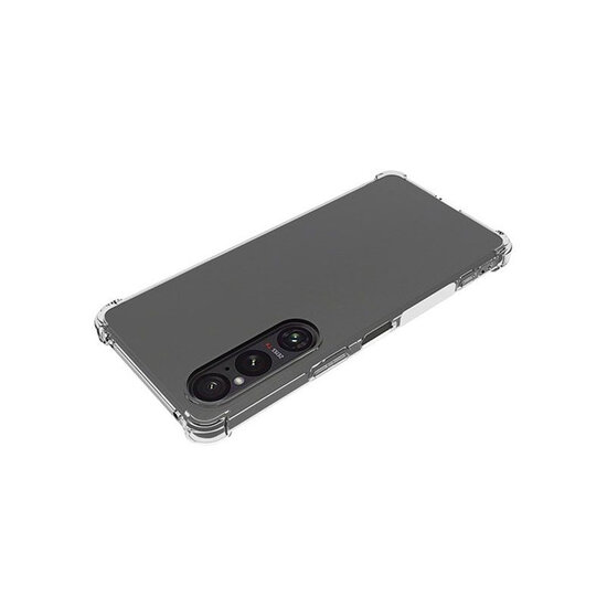 Sony Xperia 1 VI Hoesje - MobyDefend Transparante Shockproof TPU Backcover - Verstevigde Hoeken - Volledig Doorzichtig
