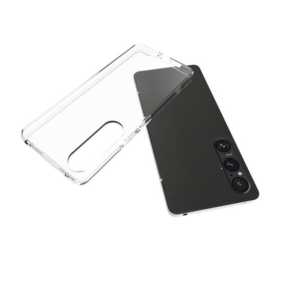 Sony Xperia 1 VI Hoesje - MobyDefend Transparante TPU Backcover - Volledig Doorzichtig