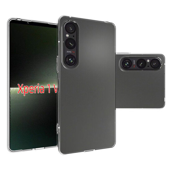 Sony Xperia 1 VI Hoesje - MobyDefend Transparante TPU Backcover - Volledig Doorzichtig
