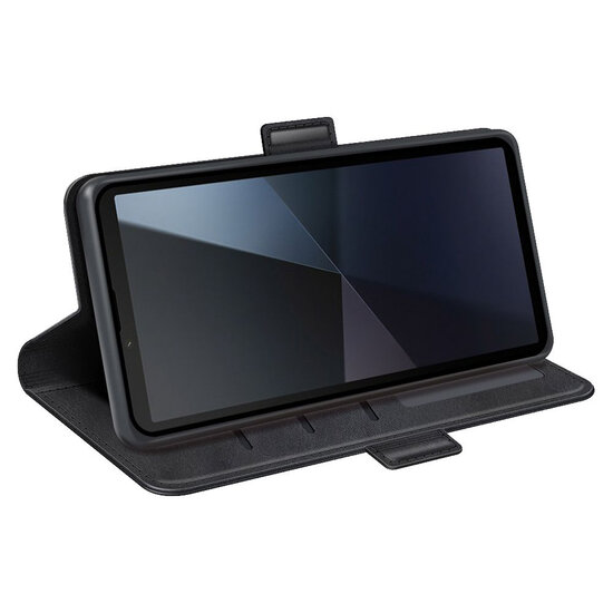 Sony Xperia 10 VI Hoesje - MobyDefend Luxe Wallet Book Case (Sluiting Zijkant) - Zwart