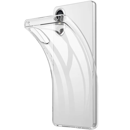 Sony Xperia 10 VI Hoesje - MobyDefend Transparante TPU Backcover - Volledig Doorzichtig