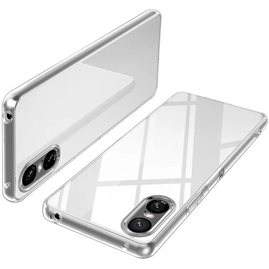 Sony Xperia 10 VI Hoesje - MobyDefend Transparante TPU Backcover - Volledig Doorzichtig