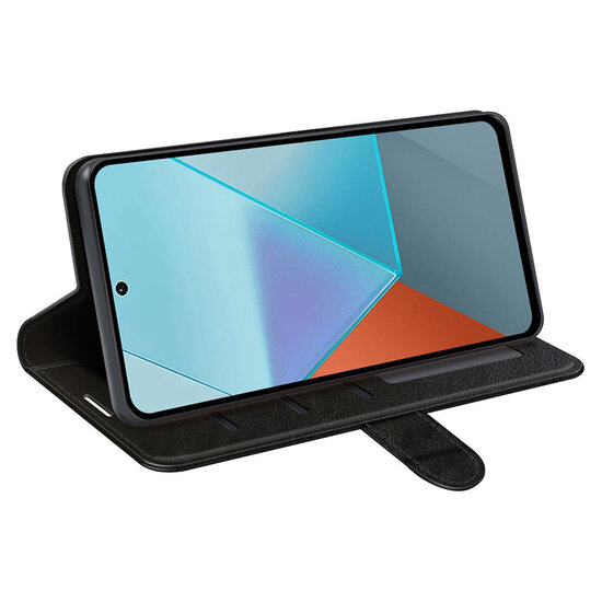 Xiaomi Redmi Note 13 Pro 5G Hoesje - MobyDefend Wallet Book Case (Sluiting Achterkant) - Zwart