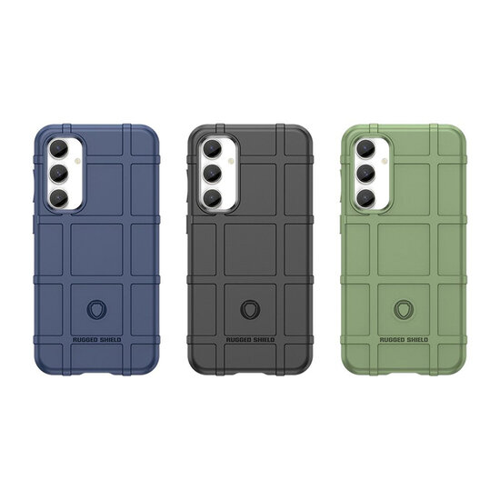 Samsung Galaxy S23 FE Hoesje - Mobydefend Rugged Shield TPU Backcover - Zwart