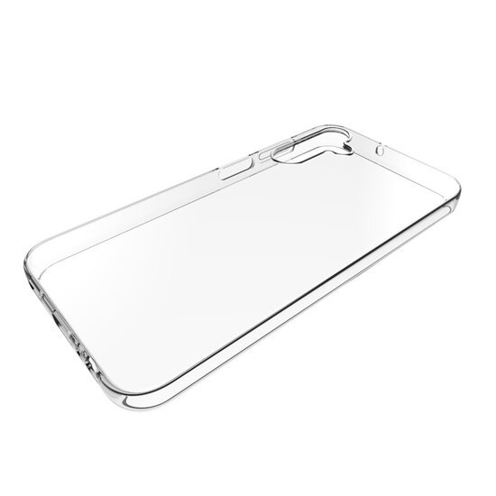 Samsung Galaxy A15 Hoesje - MobyDefend Transparante TPU Backcover - Volledig Doorzichtig