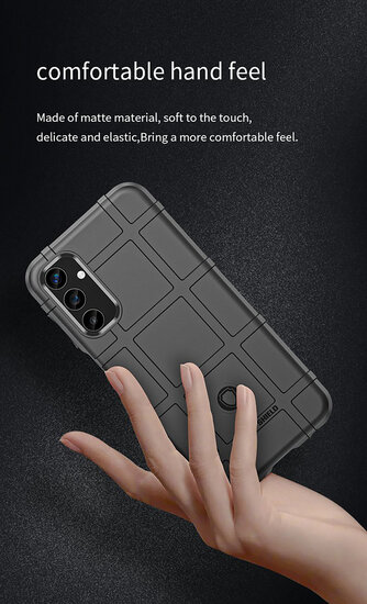 Samsung Galaxy A25 Hoesje - Mobydefend Rugged Shield TPU Backcover - Blauw