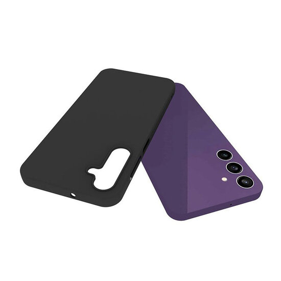 Samsung Galaxy A25 Hoesje - MobyDefend TPU Backcover - Mat Zwart