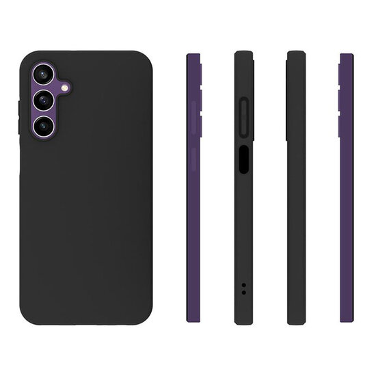 Samsung Galaxy A25 Hoesje - MobyDefend TPU Backcover - Mat Zwart