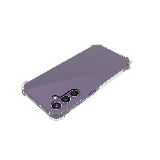 Samsung Galaxy A25 Hoesje - MobyDefend Transparante Shockproof TPU Backcover - Verstevigde Hoeken - Volledig Doorzichtig