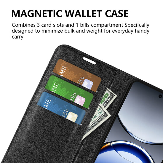 Oppo Find X8 Pro Hoesje - MobyDefend Kunstleren Wallet Book Case (Sluiting Voorkant) - Bruin