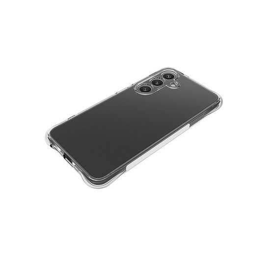 Samsung Galaxy S25 Hoesje - MobyDefend Transparante Shockproof TPU Backcover - Verstevigde Hoeken - Volledig Doorzichtig