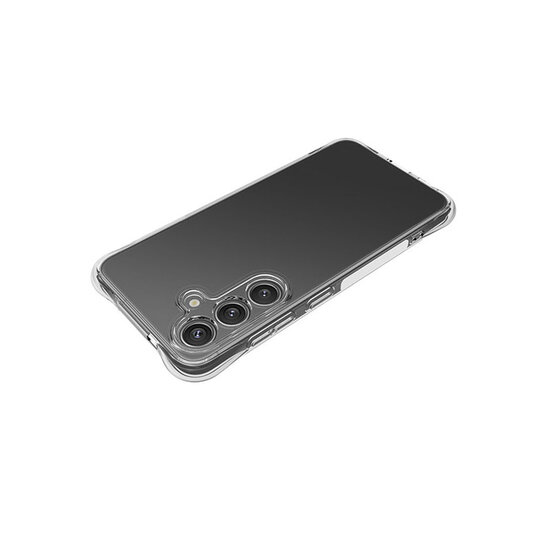 Samsung Galaxy S25 Hoesje - MobyDefend Transparante TPU Backcover - Volledig Doorzichtig