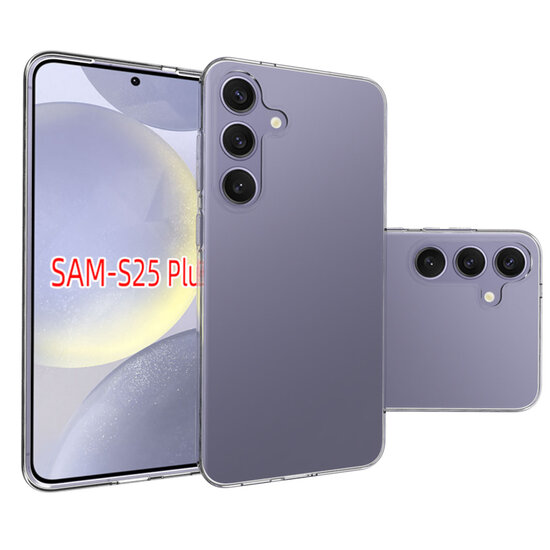 Samsung Galaxy S25 Plus (S25+) Hoesje - MobyDefend Transparante TPU Backcover - Volledig Doorzichtig