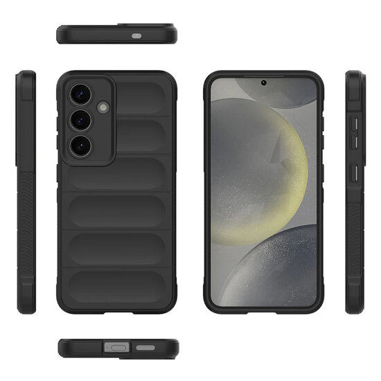 Samsung Galaxy S25 Plus (S25+) Hoesje - MobyDefend TPU Gripcase - Paars