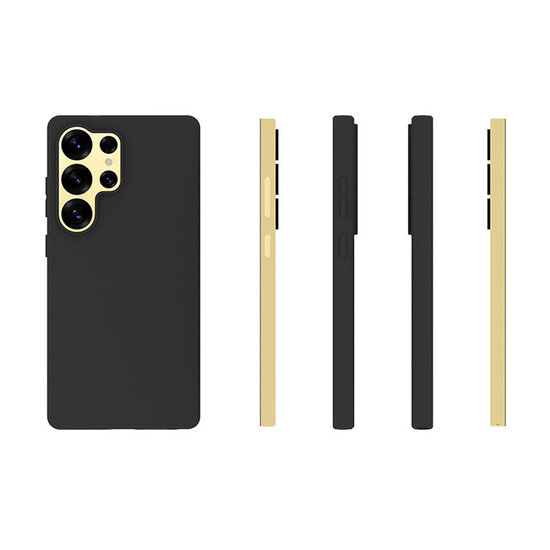 Samsung Galaxy S25 Plus (S25+) Hoesje - MobyDefend TPU Backcover - Mat Zwart