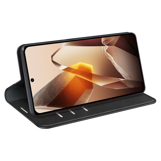 OnePlus 13 Hoesje - MobyDefend Luxe Wallet Bookcase (Magnetische Sluiting) - Zwart