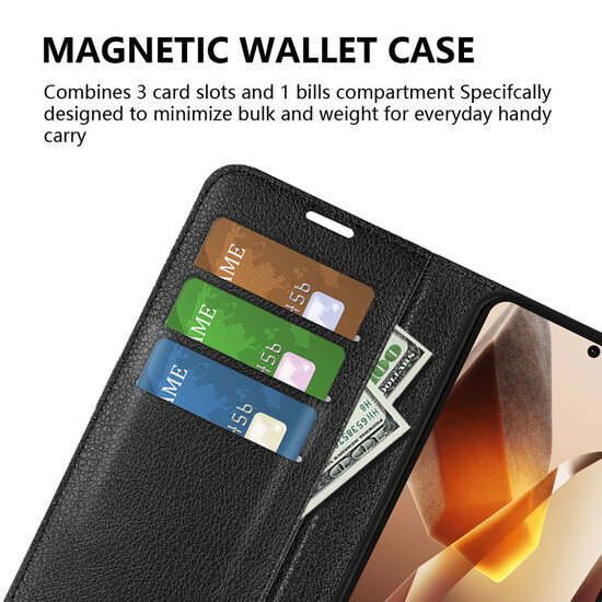 OnePlus 13 Hoesje - MobyDefend Kunstleren Wallet Book Case (Sluiting Voorkant) - Bruin