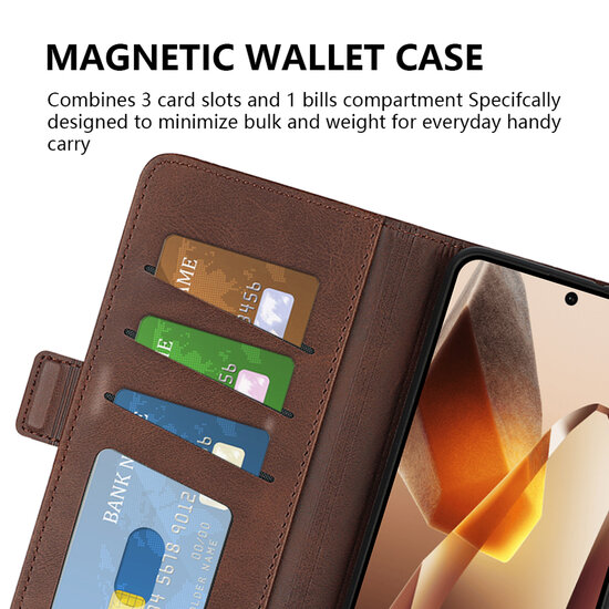 OnePlus 13 Hoesje - MobyDefend Luxe Wallet Book Case (Sluiting Zijkant) - Zwart