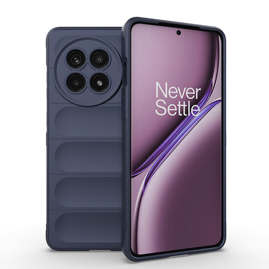 OnePlus 13R Hoesje - MobyDefend TPU Gripcase - Blauw