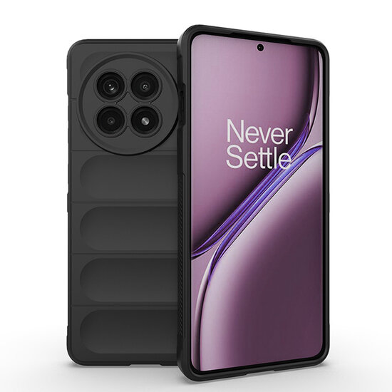 OnePlus 13R Hoesje - MobyDefend TPU Gripcase - Zwart