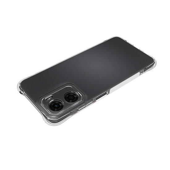 Motorola Moto E15 / G05 Hoesje - MobyDefend Transparante Shockproof TPU Backcover - Verstevigde Hoeken - Volledig Doorzichtig