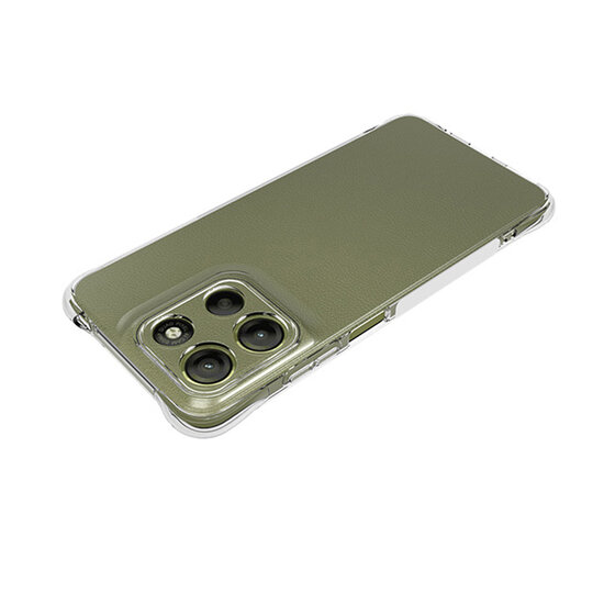 Motorola Moto G15 / G15 Power Hoesje - MobyDefend Transparante Shockproof TPU Backcover - Verstevigde Hoeken - Volledig Doorzichtig