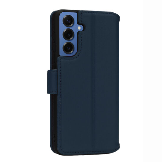 Samsung Galaxy S25 Plus (S25+) Hoesje - Luxe MobyDefend Wallet Bookcase - Blauw
