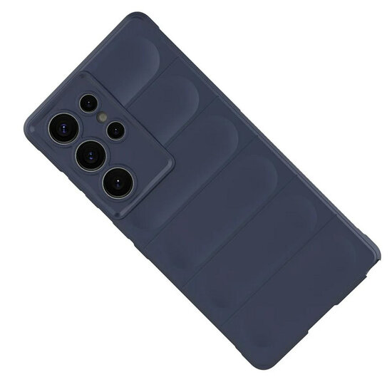Samsung Galaxy S25 Ultra Hoesje - MobyDefend TPU Gripcase - Paars