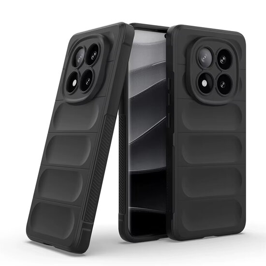 Xiaomi Redmi Note 14 Pro Plus Hoesje - MobyDefend TPU Gripcase - Paars