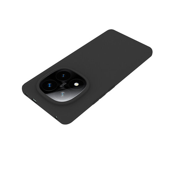 Xiaomi Redmi Note 14 Pro Plus Hoesje - MobyDefend TPU Backcover - Mat Zwart