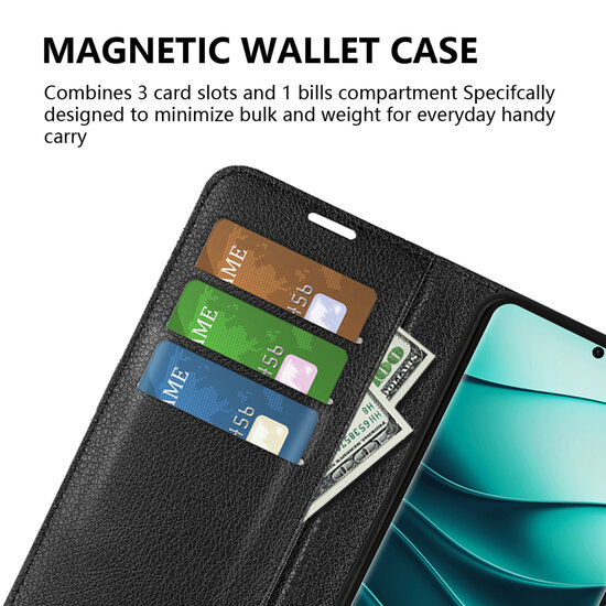 Xiaomi Redmi Note 14 Pro Plus Hoesje - MobyDefend Kunstleren Wallet Book Case (Sluiting Voorkant) - Rood
