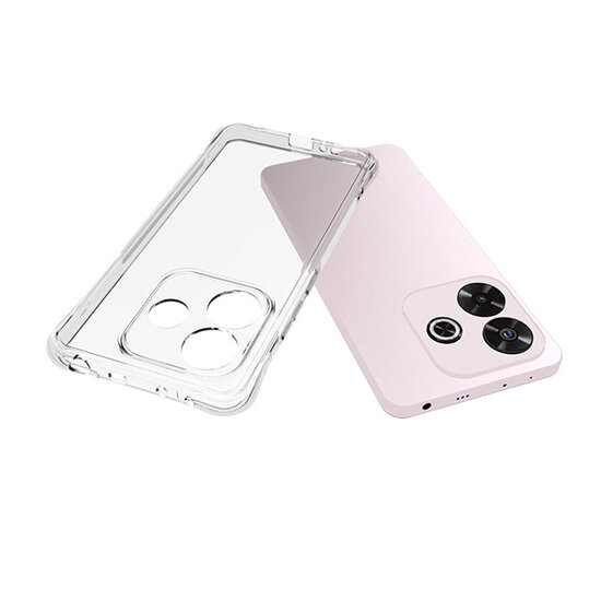 Xiaomi Redmi Note 14 5G Hoesje - MobyDefend Transparante Shockproof TPU Backcover - Verstevigde Hoeken - Volledig Doorzichtig