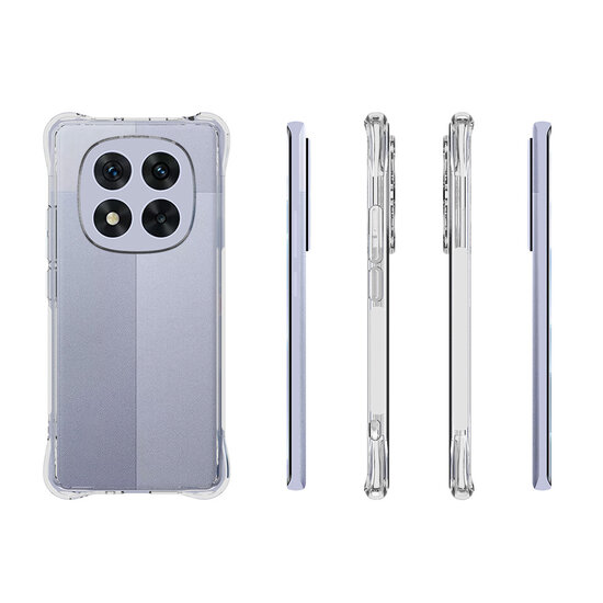 Xiaomi Redmi Note 14 Pro 4G Hoesje - MobyDefend Transparante Shockproof TPU Backcover - Verstevigde Hoeken - Volledig Doorzichtig