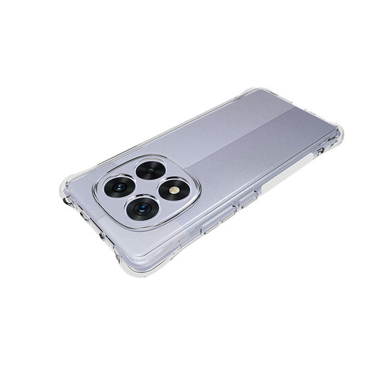 Xiaomi Redmi Note 14 Pro 4G Hoesje - MobyDefend Transparante Shockproof TPU Backcover - Verstevigde Hoeken - Volledig Doorzichtig