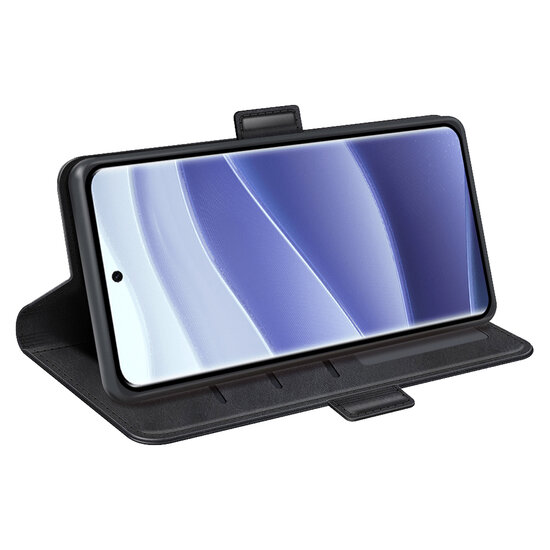 Xiaomi Redmi Note 14 Pro 5G Hoesje - MobyDefend Luxe Wallet Book Case (Sluiting Zijkant) - Zwart