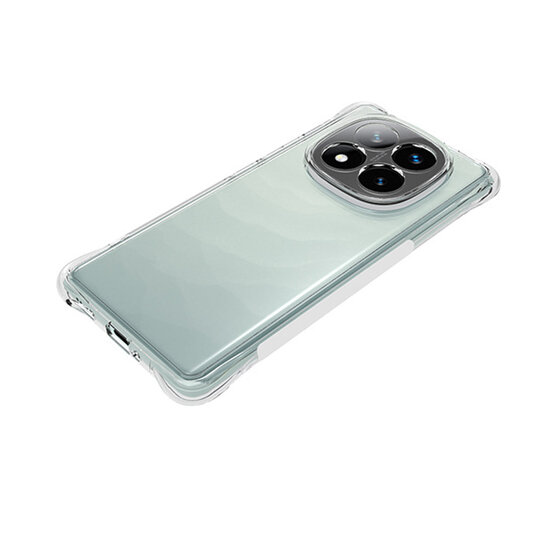 Xiaomi Redmi Note 14 Pro Plus Hoesje - MobyDefend Transparante Shockproof TPU Backcover - Verstevigde Hoeken - Volledig Doorzichtig